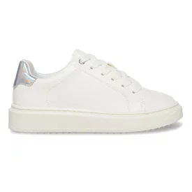 Steve Madden Girls Charly Platform Sneaker White - Best Price & Deals | Shop Now