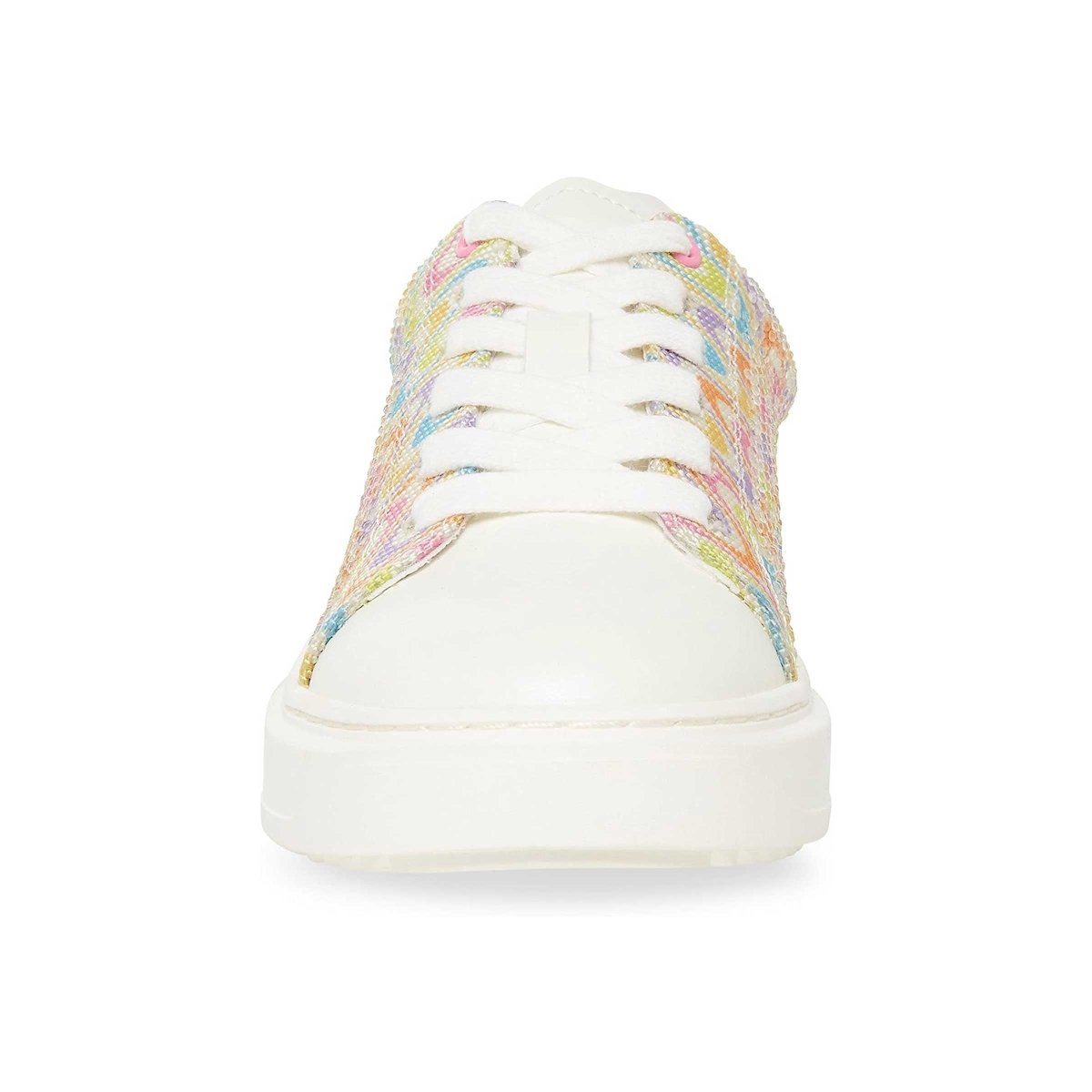 Steve Madden Girl's Charly White/Multi Woven - Google SEO result