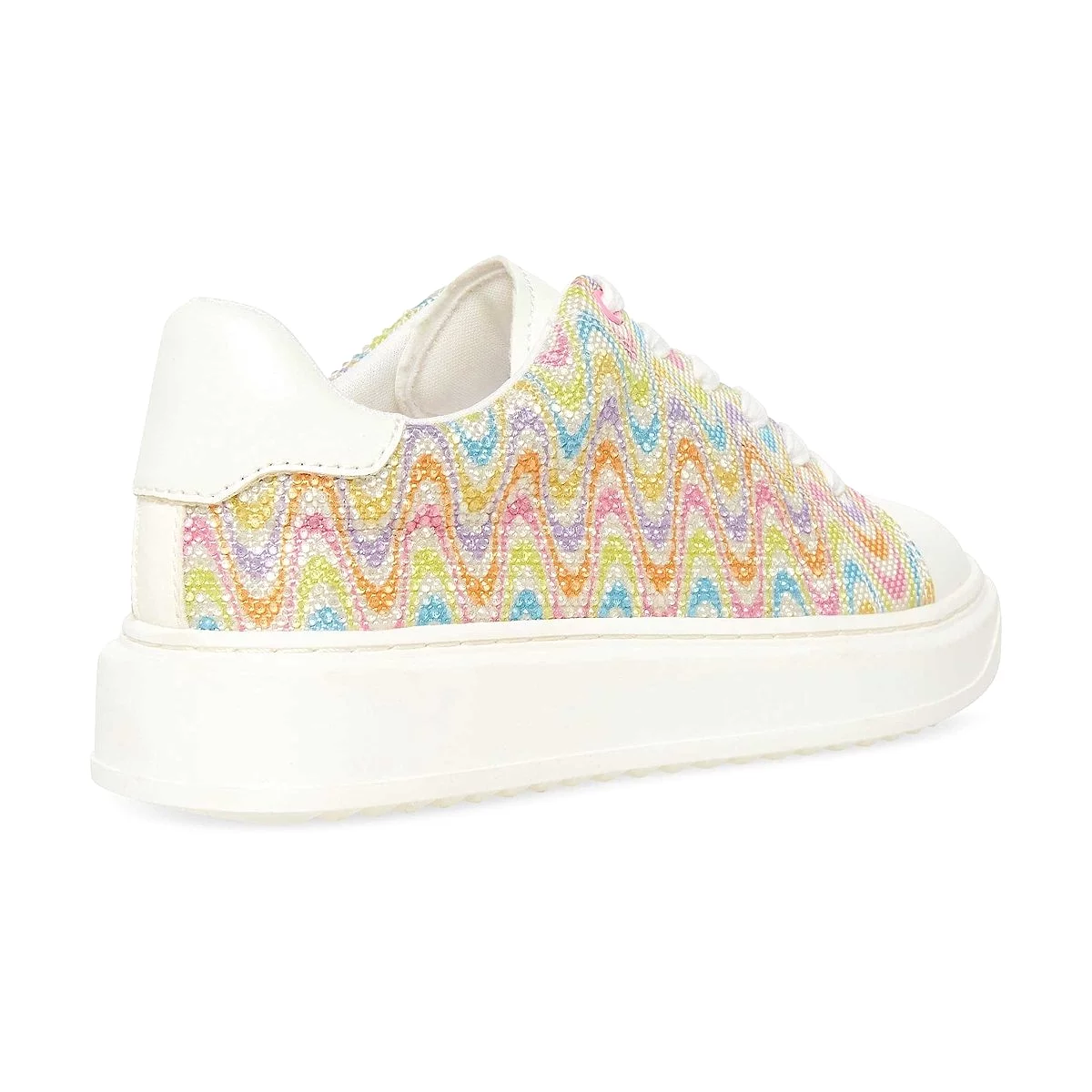 Steve Madden Girl's Charly Woven White/Multi - Buy now