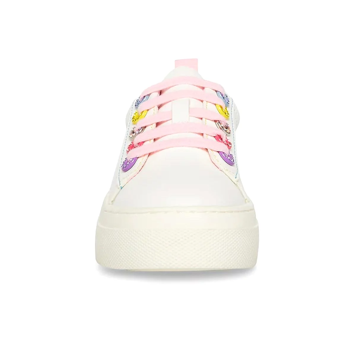 Steve Madden Girls White Multi Shoes