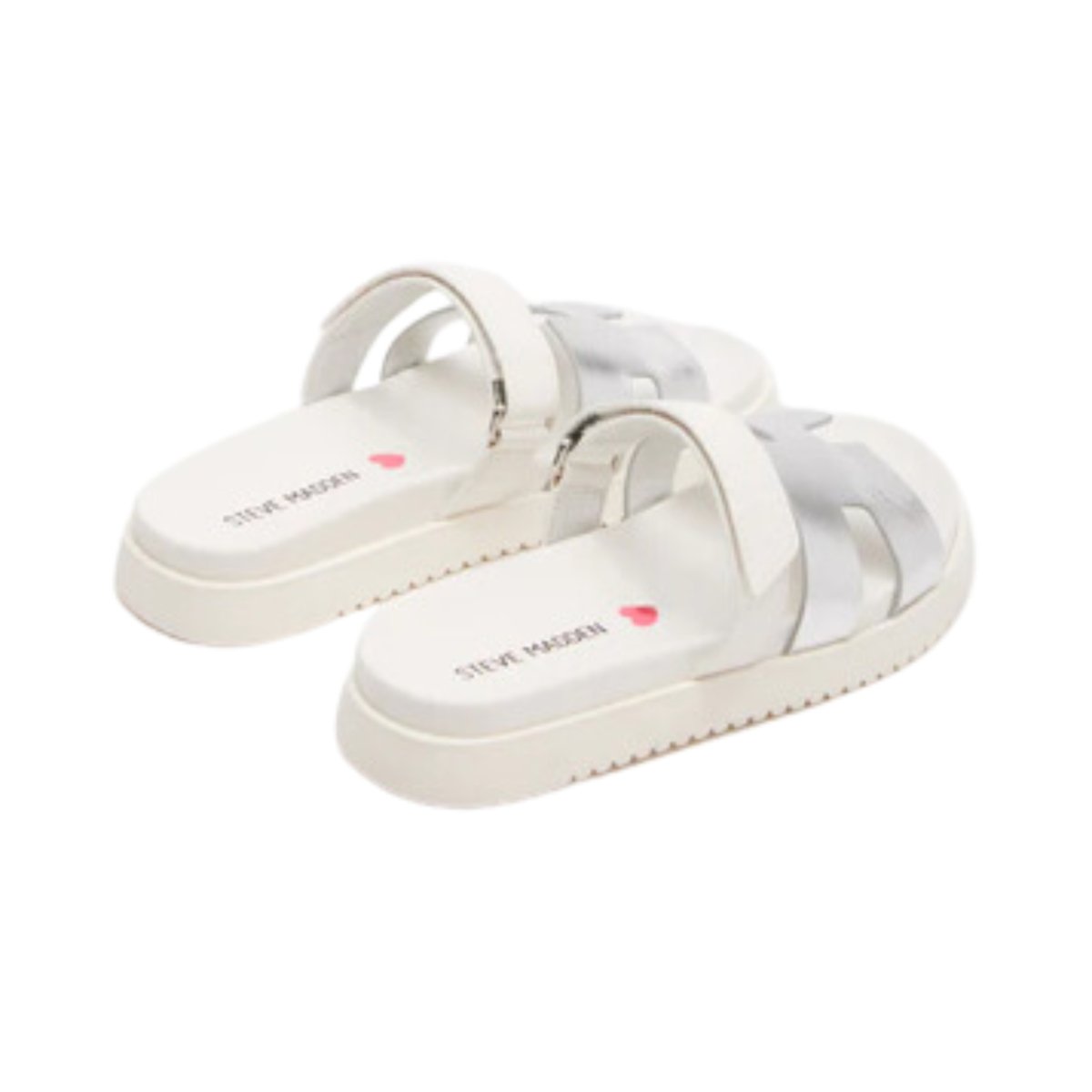 Steve Madden Girls White Multi Shoes