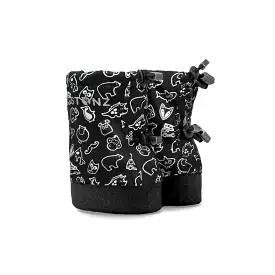 Stonz Black Neo Print Booties for Baby/Toddler