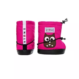 Stonz Fuchsia Owl Booties