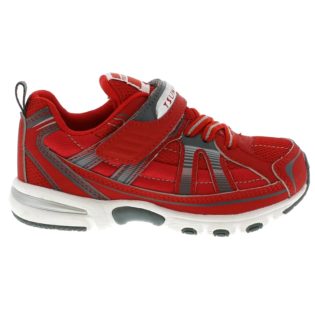 Storm Kid's Athletic Sneaker - Red/Grey: Best Price, Durable, Stylish