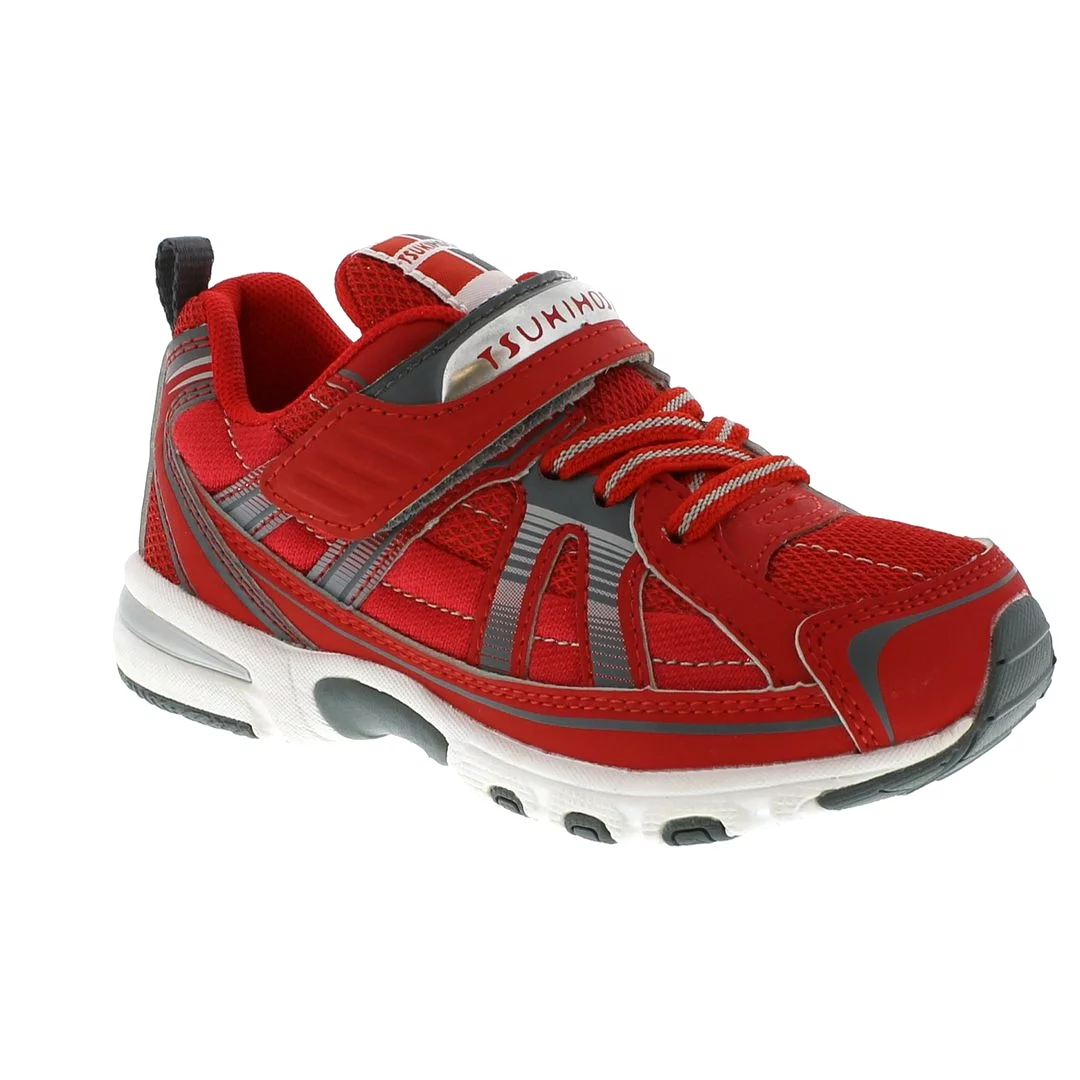 Storm Kid's Athletic Sneaker - Red/Grey: Best Price, Durable, Stylish