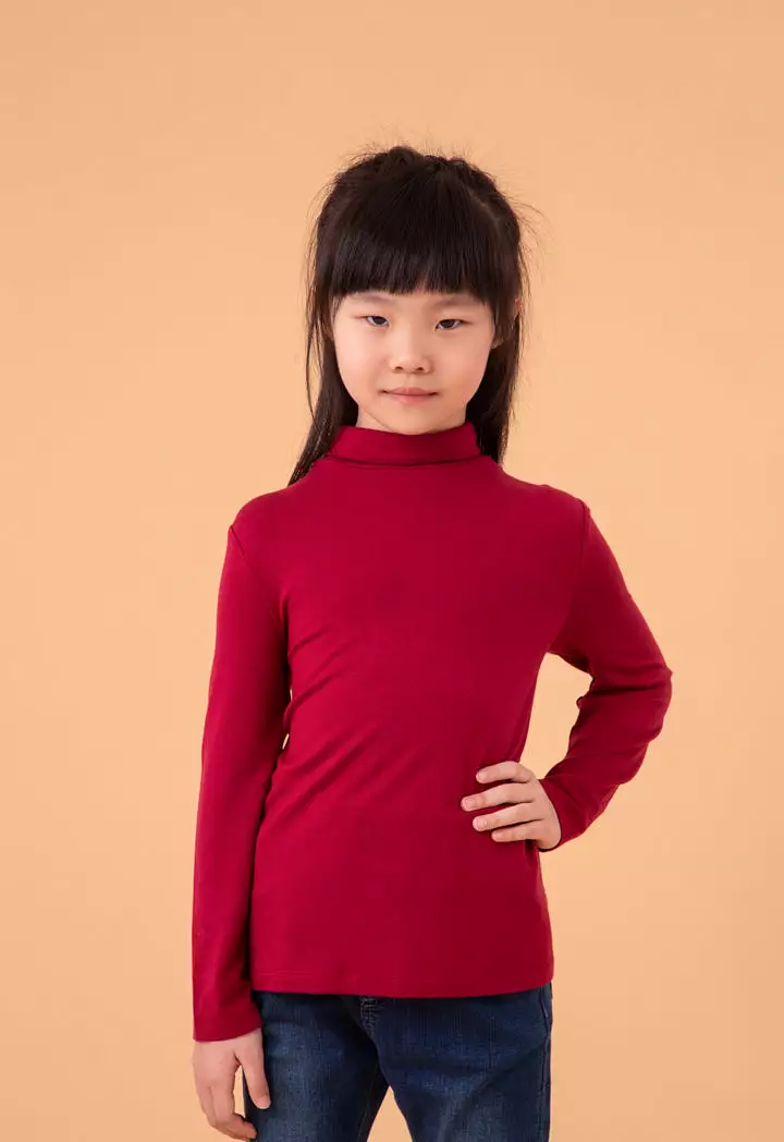 Stretch Jersey Turtleneck Shirt