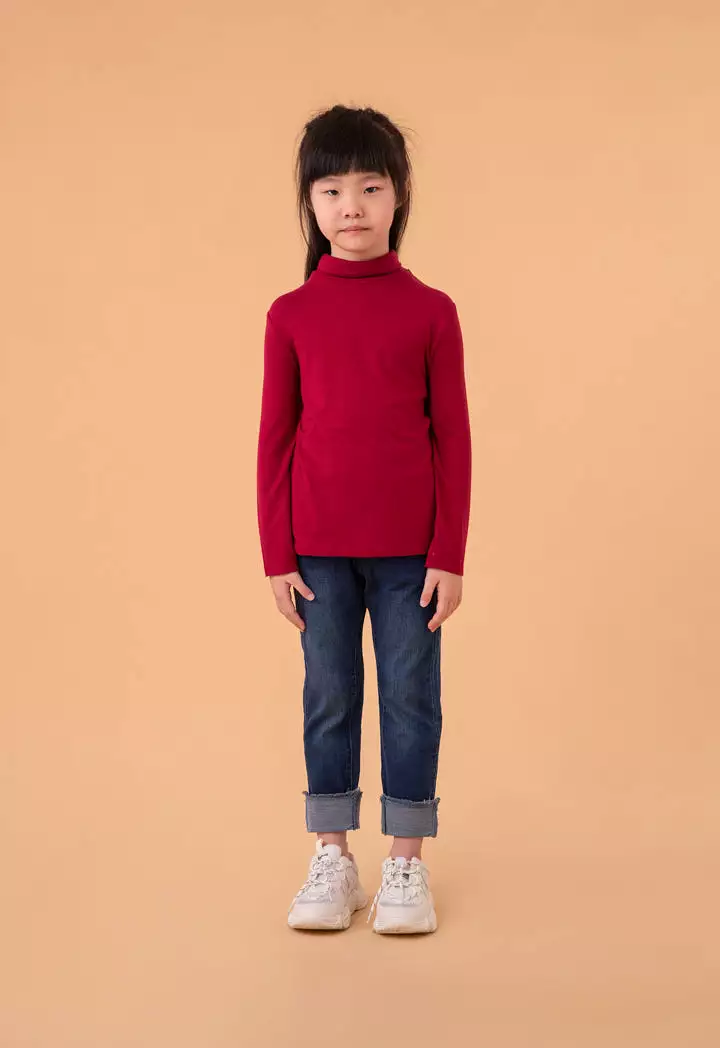 Stretch Jersey Turtleneck Shirt