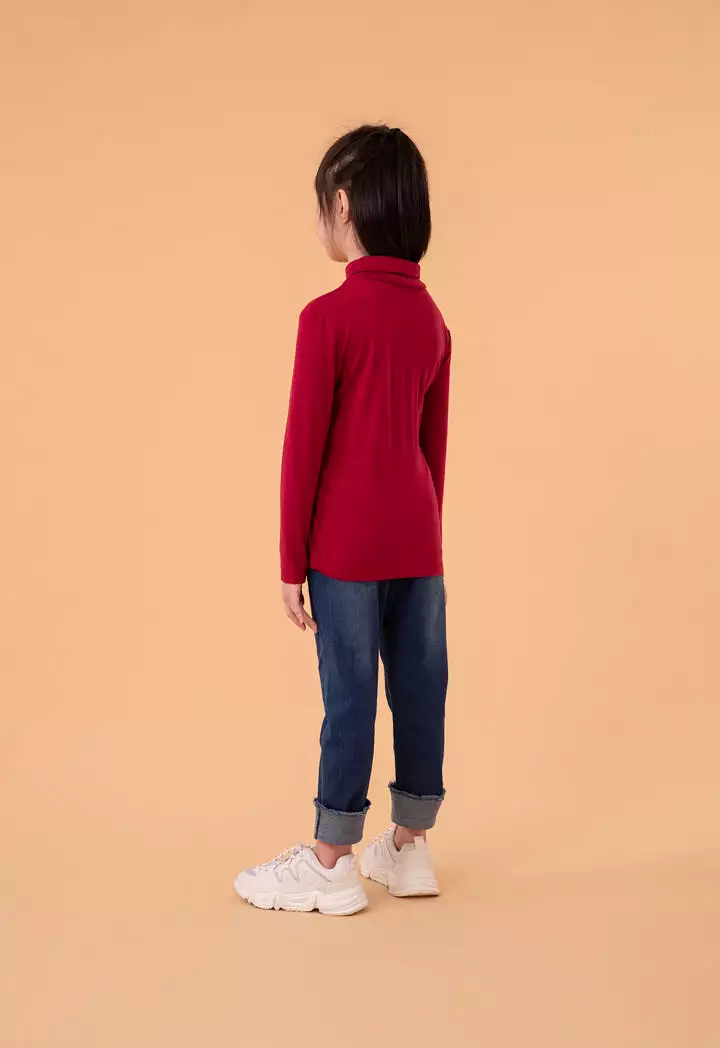 Stretch Jersey Turtleneck Shirt