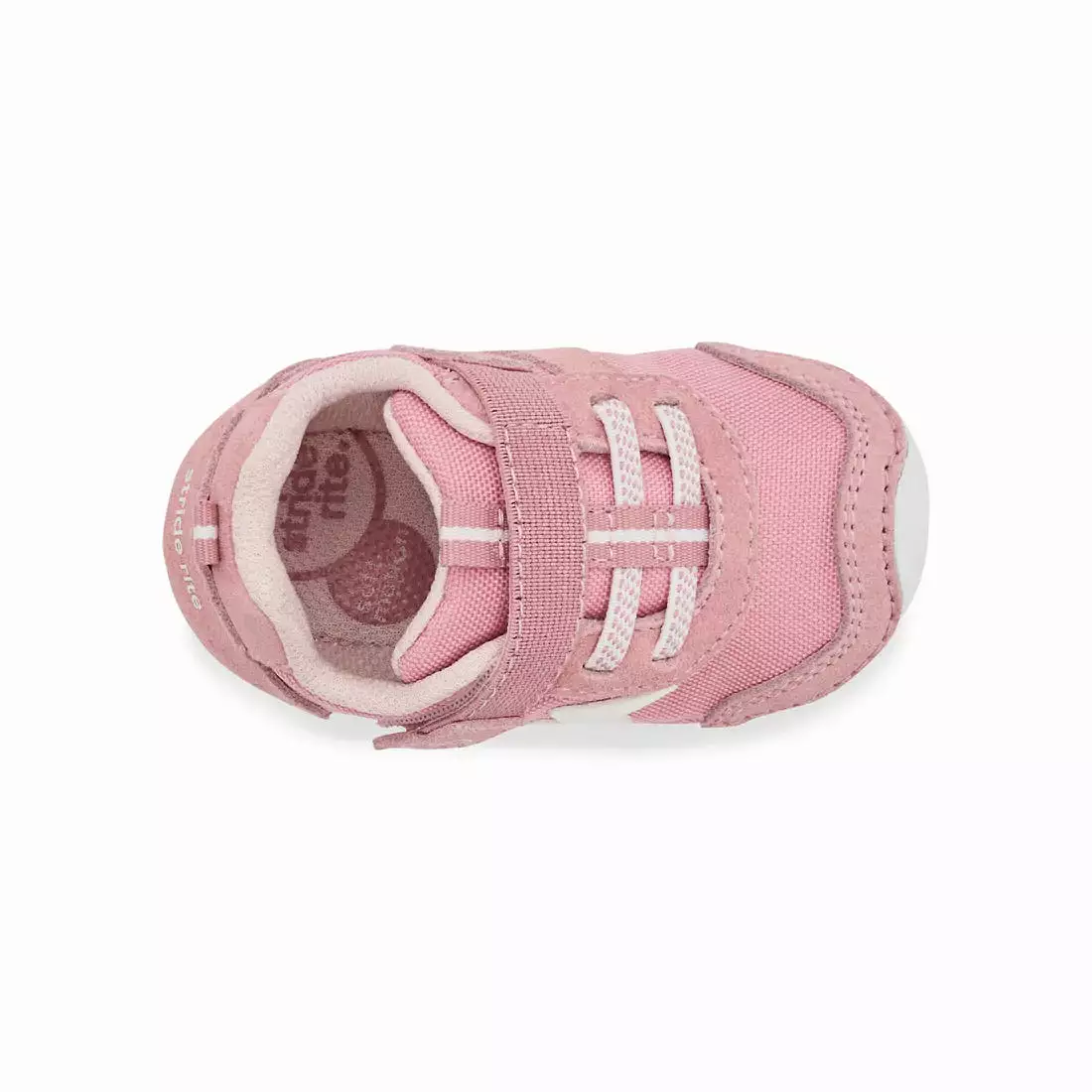 Stride Rite Baby Toddler Pink Zips Runner Sneaker