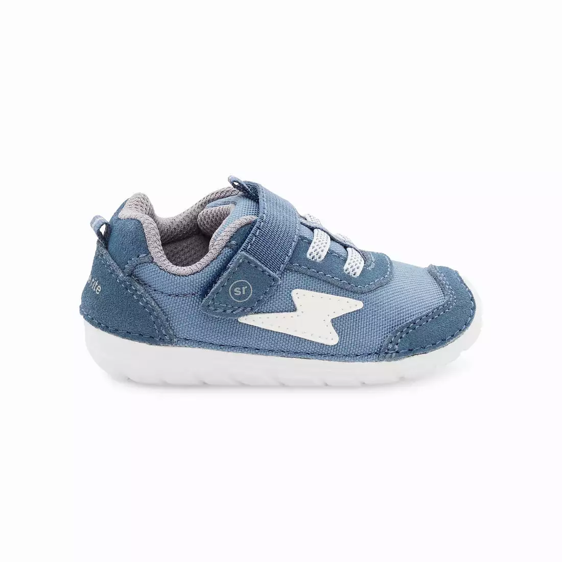 Stride Rite Navy Zips Runner - Baby Toddler Soft Motion Sneaker