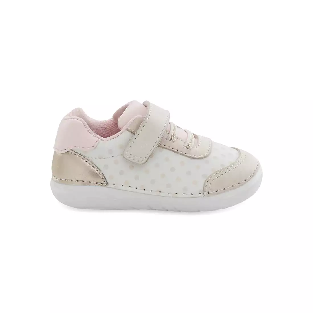 Stride Rite Pastel Dot Kennedy Sneaker - Soft Motion Toddler Shoe