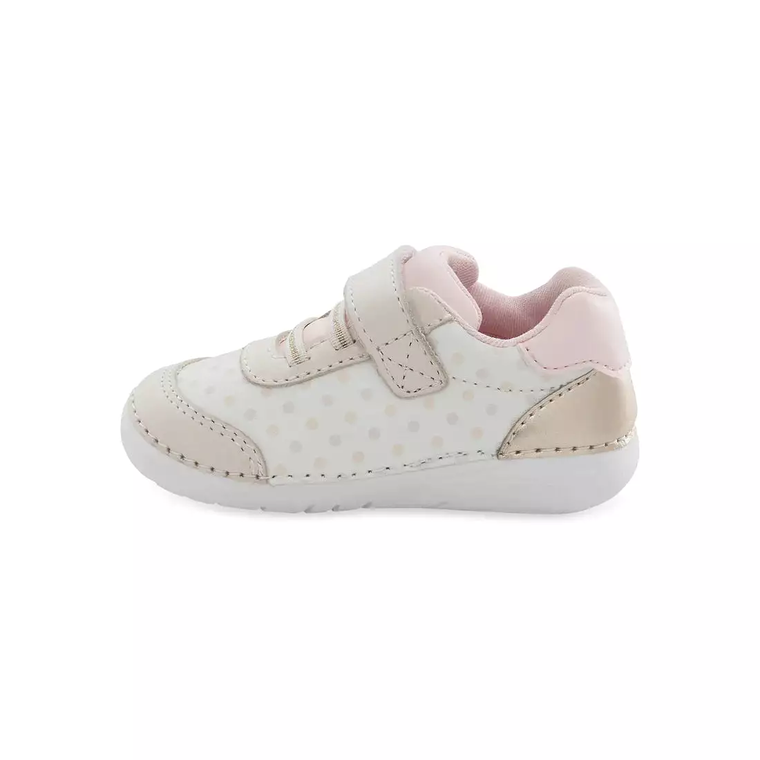 Stride Rite Pastel Dot Kennedy Sneaker - Soft Motion Toddler Shoe