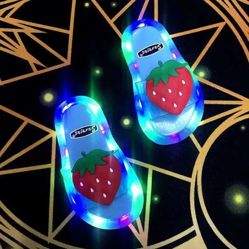 Summer Glowing Strawberry Slippers