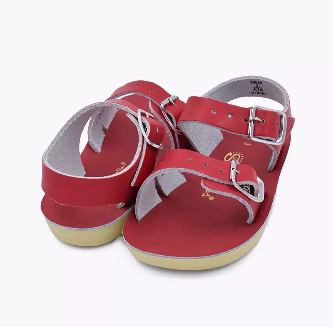 Sun-San Sea Wee Red sandals