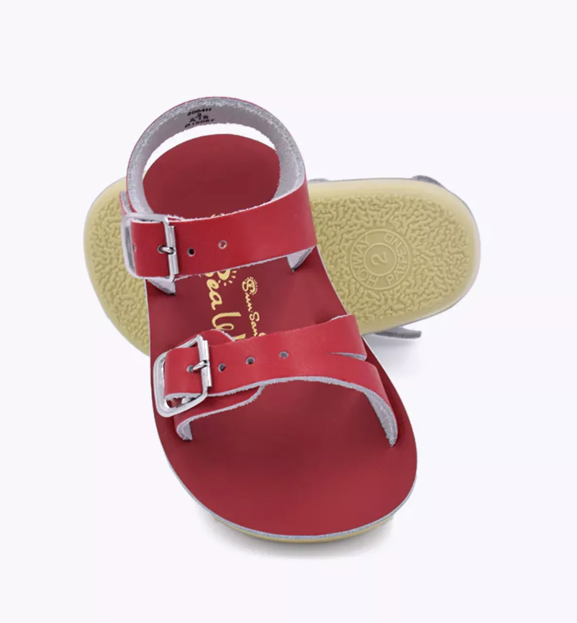 Sun-San Sea Wee Red sandals