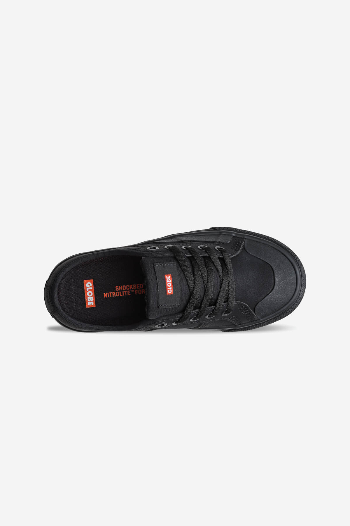 Surplus Kids Black Mock Black Skate Shoes