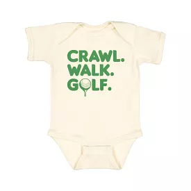 Sweet Wink - Crawl, Walk, Golf Bodysuit, Short Sleeve