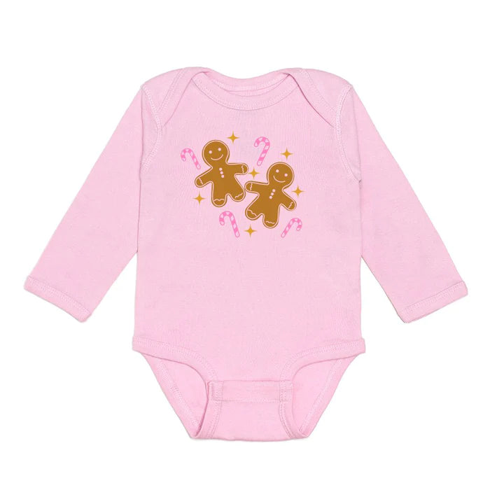 Sweet Wink Gingerbread Long Sleeve Bodysuit