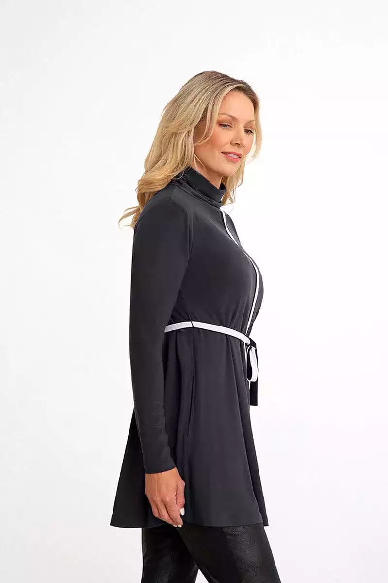 Sympli Turtleneck Trapeze Top - 23188-3