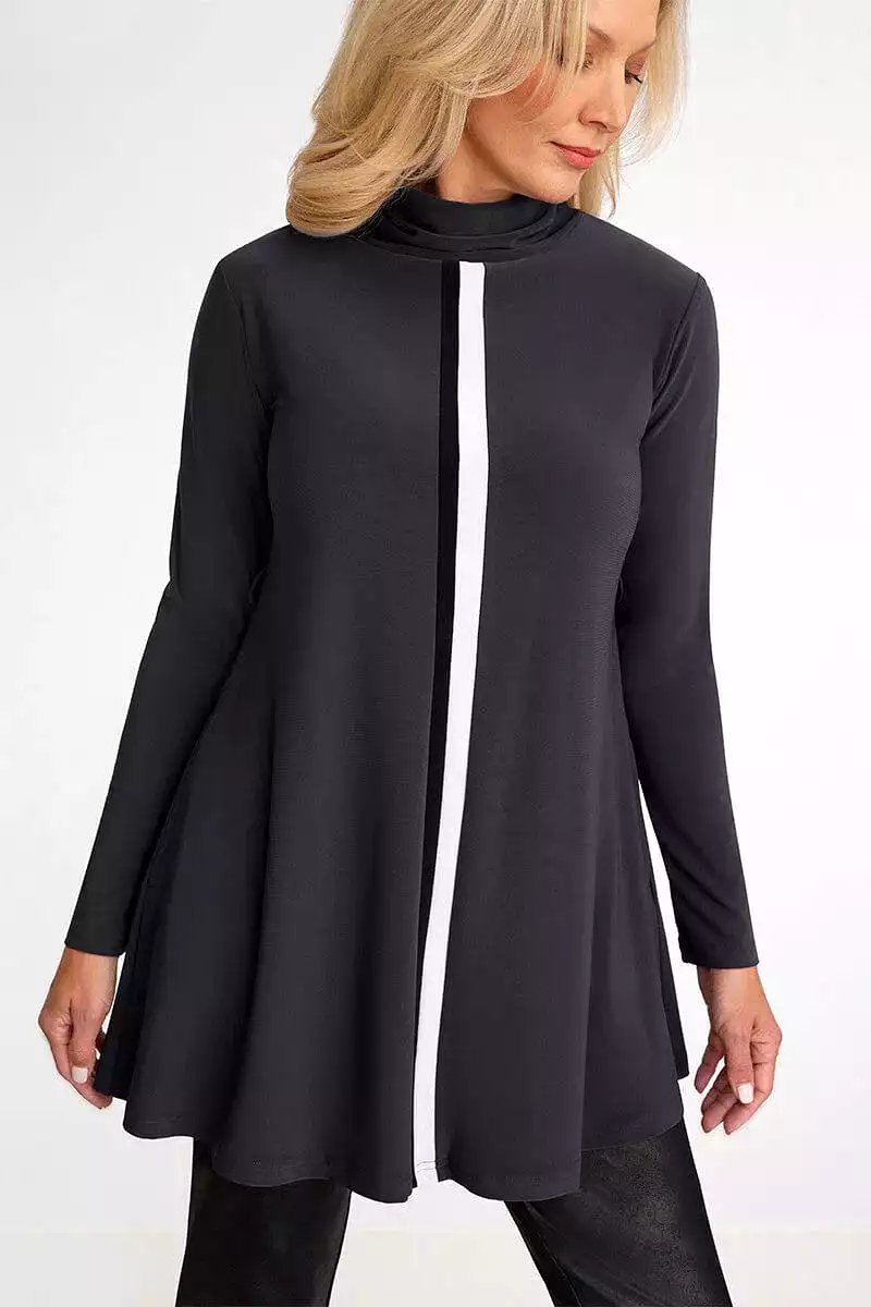 Sympli Turtleneck Trapeze Top - 23188-3