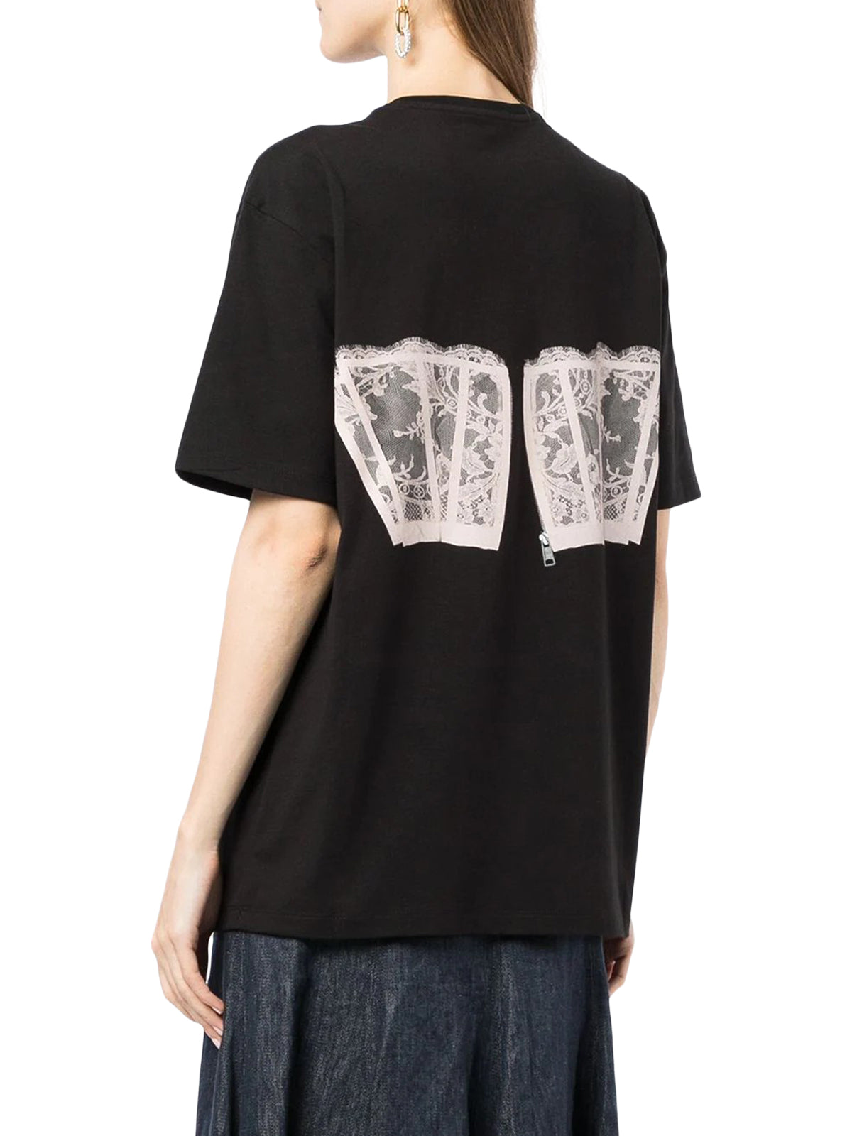 T-shirt Lace Corset - Google SEO Friendly Result: Lace-Up T-Shirt Corset