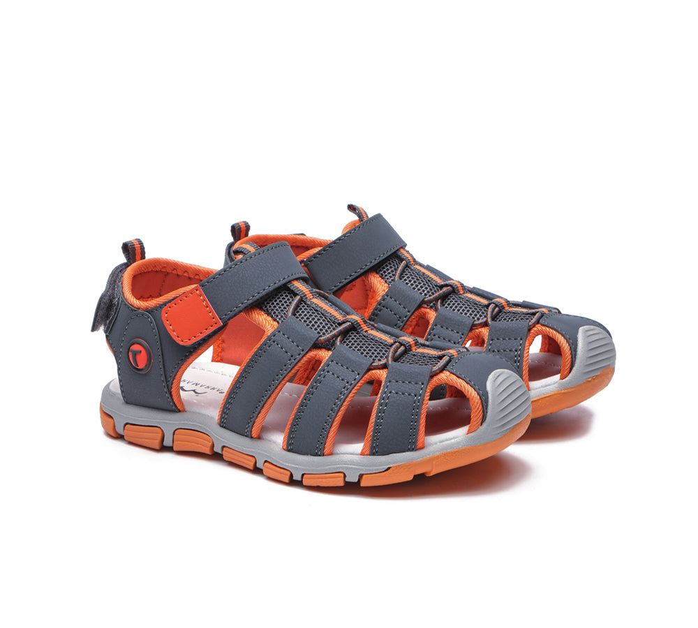 TARRAMARRA Roma Sporty Kids Sandals with Hook and Loop Design