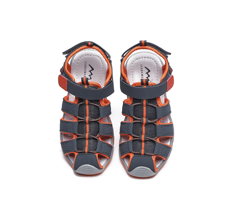 TARRAMARRA Roma Sporty Kids Sandals with Hook and Loop Design