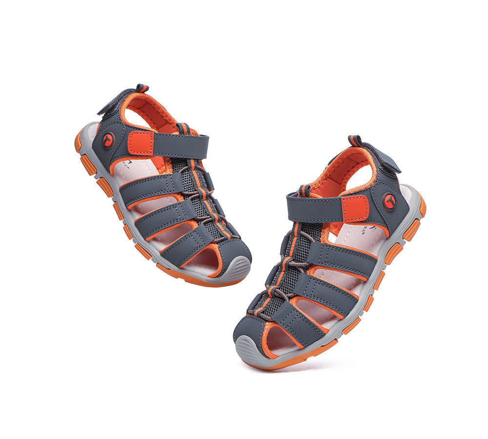 TARRAMARRA Roma Sporty Kids Sandals with Hook and Loop Design