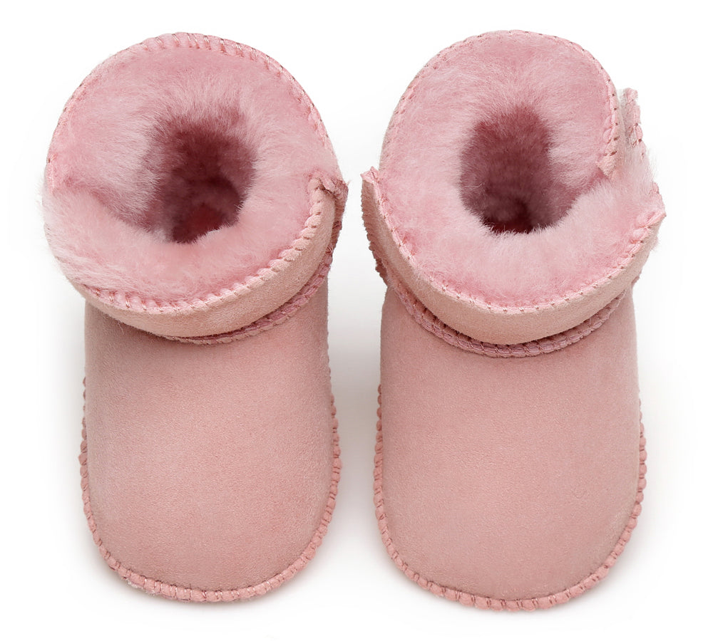 TARRAMARRA Sheepskin Baby Booties - Premium Australian Sheepskin Baby Footwear.