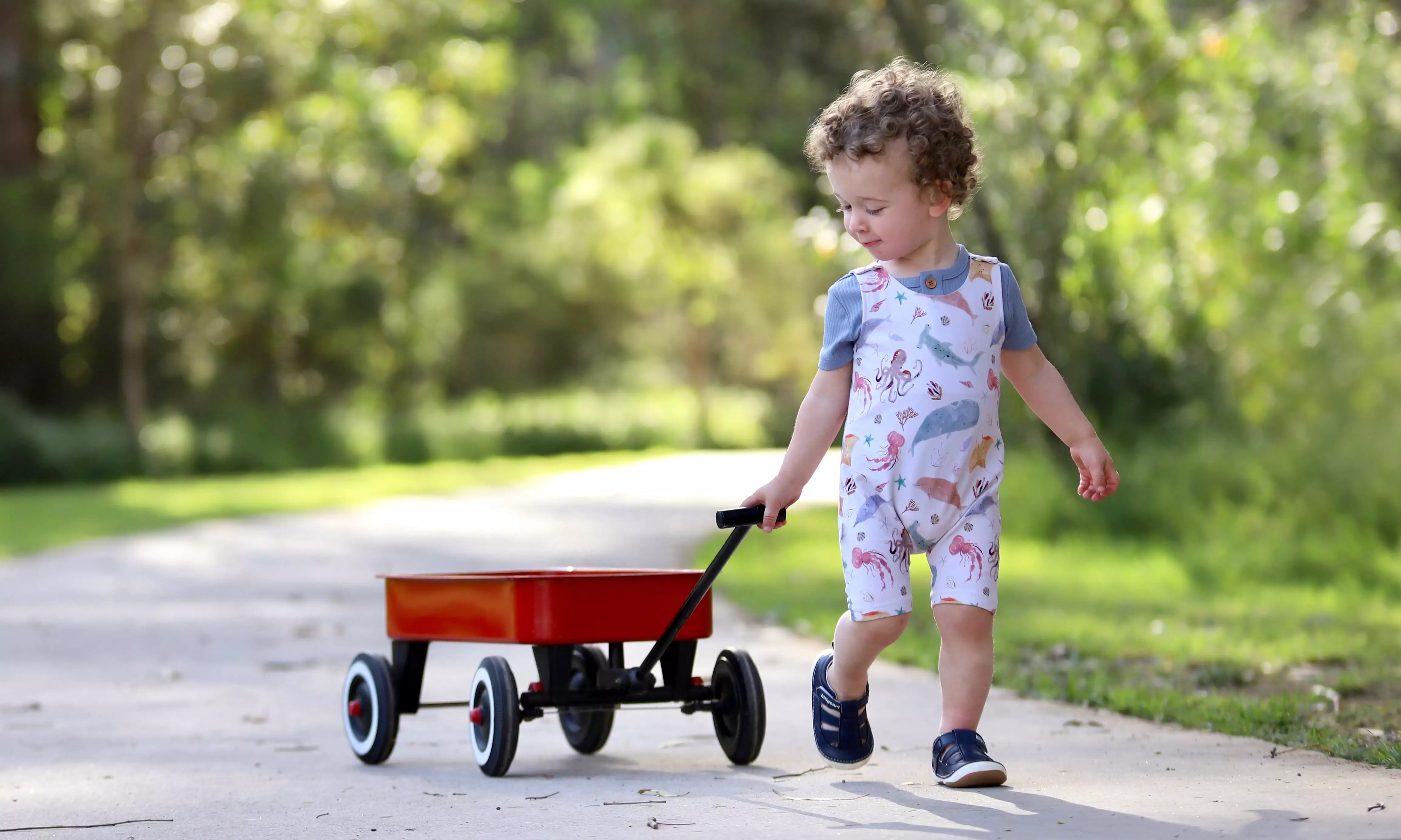 TAYLOR navy blue baby sandals for boys and girls