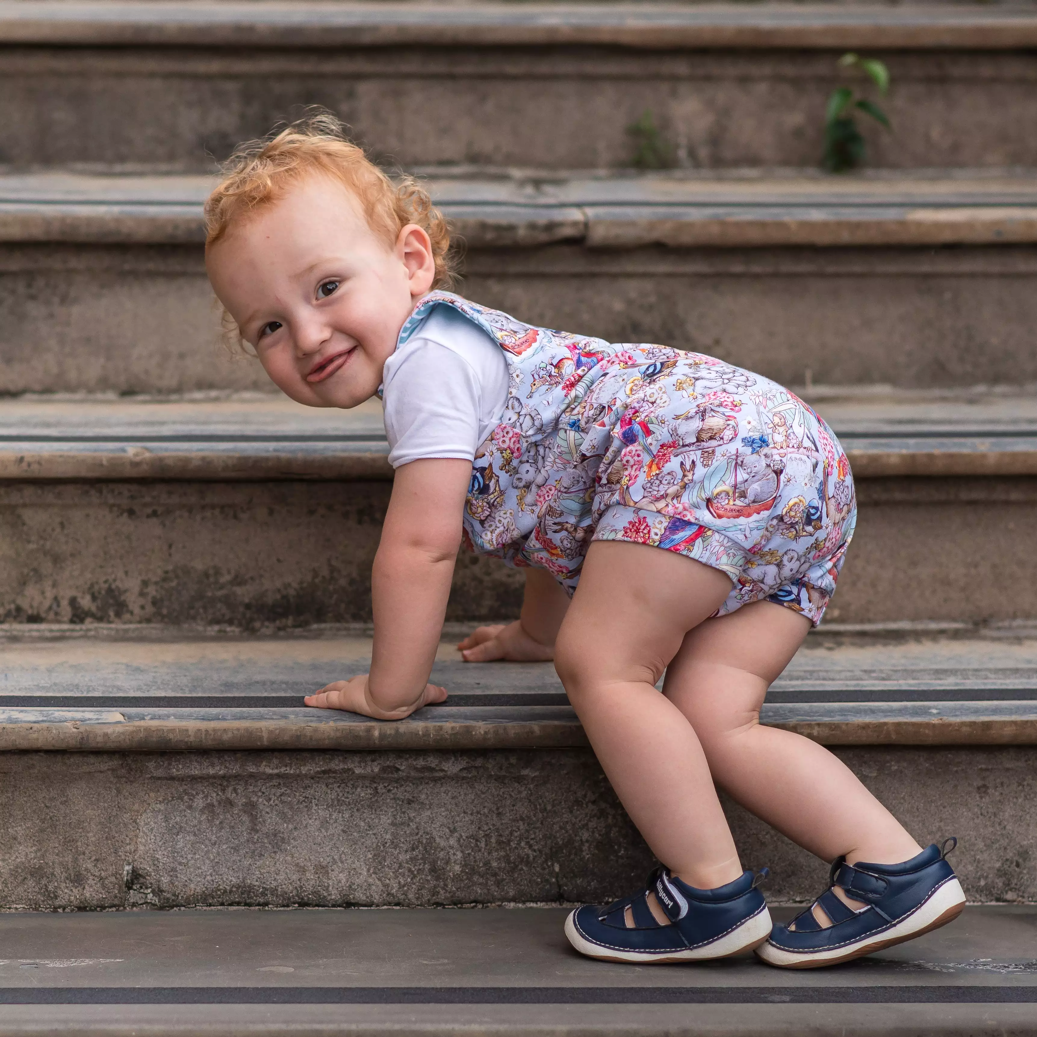 TAYLOR navy blue baby sandals for boys and girls