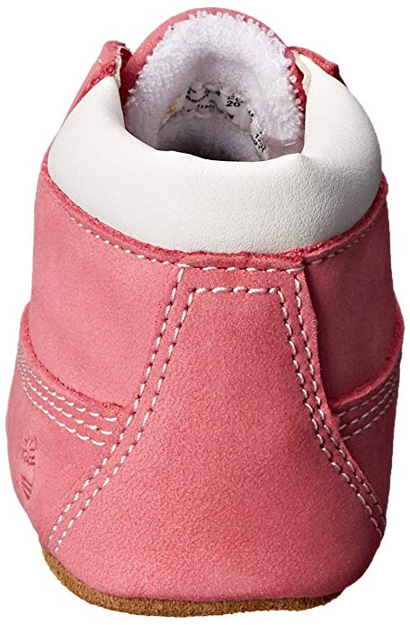 Timberland Pink Baby Booties and Hat