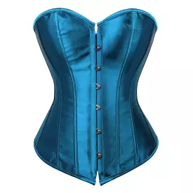 Tina Peacock Blue Corset Dress