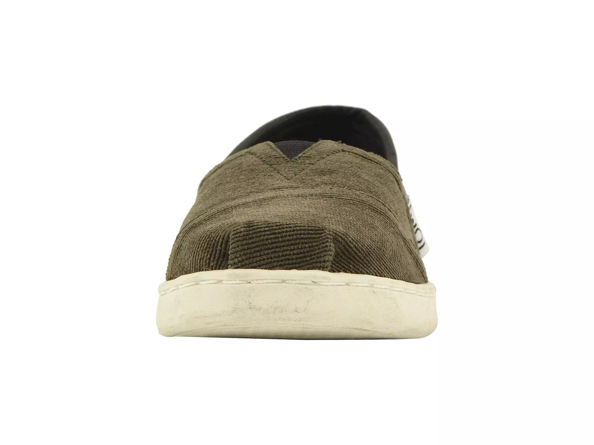 TOMS Micro Corduroy Synthetic Leather Original Youth Tarmac Olive