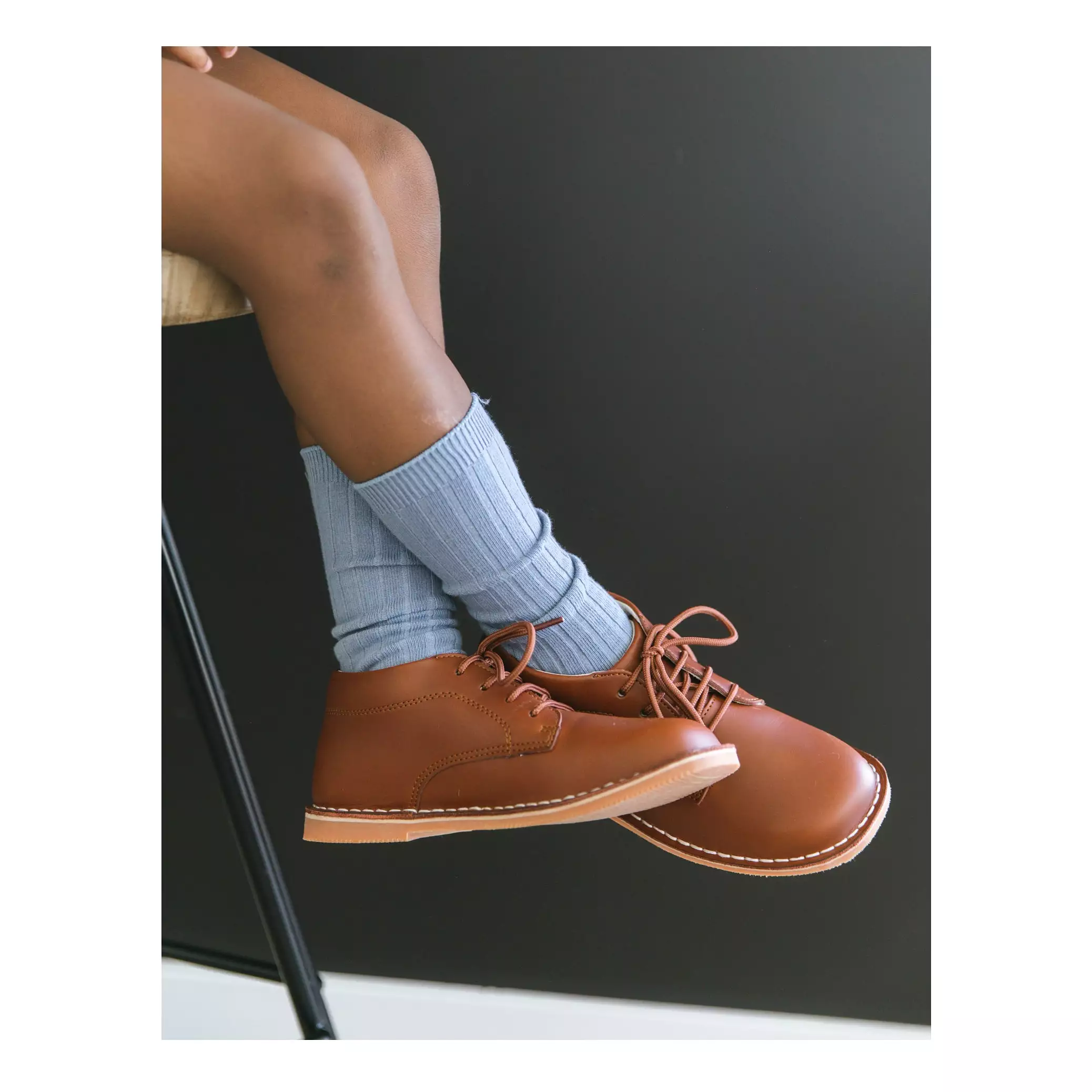 Tuck Lace Up Shoe