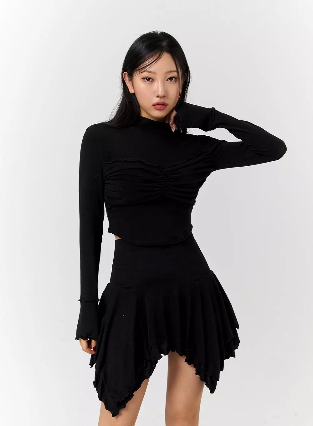 Turtleneck Crop Top CD328