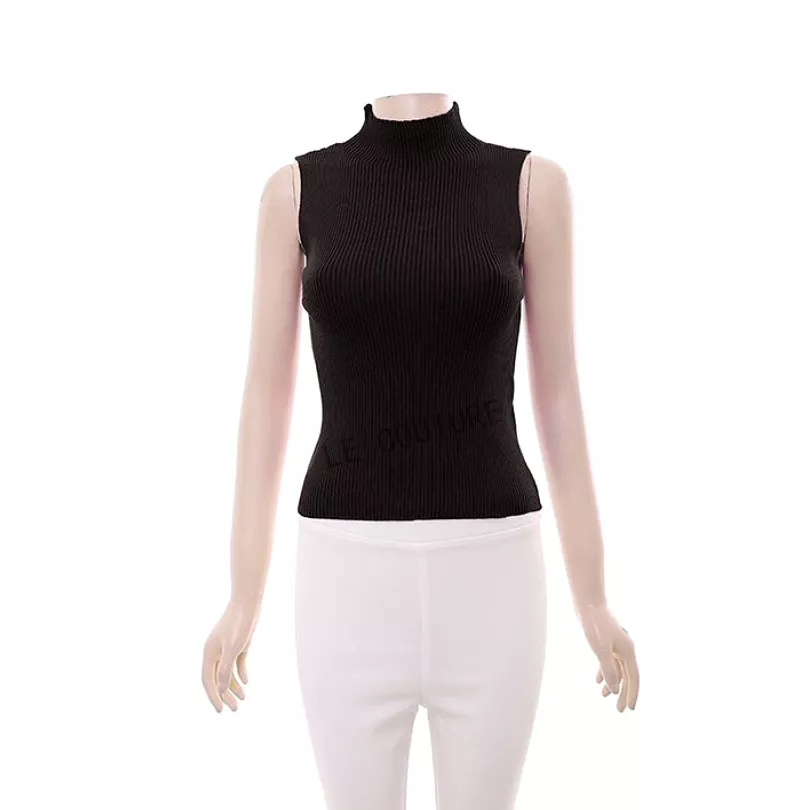 Turtleneck Sleeveless Top - Result: Sleeveless Turtleneck Top