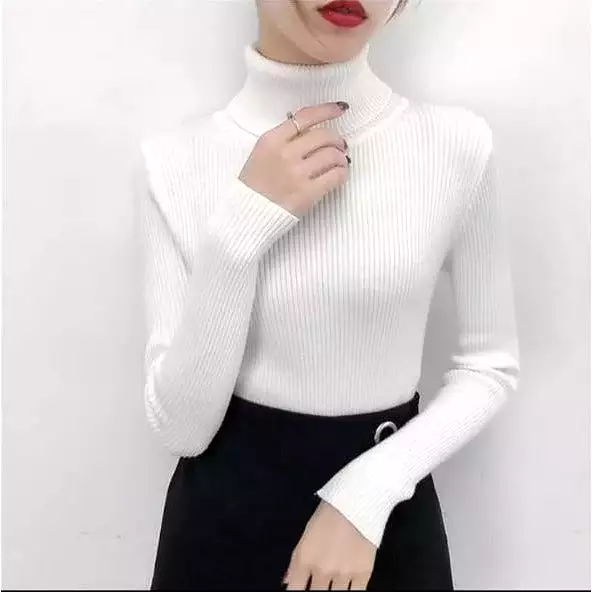 Turtleneck Sweater Polo Neck: Pullover, High Neck, Knitwear, Men's/Women's Fashion