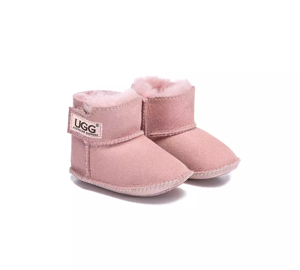 Ugg Australian Sheepskin Baby Bootie With Gift Box Eliana