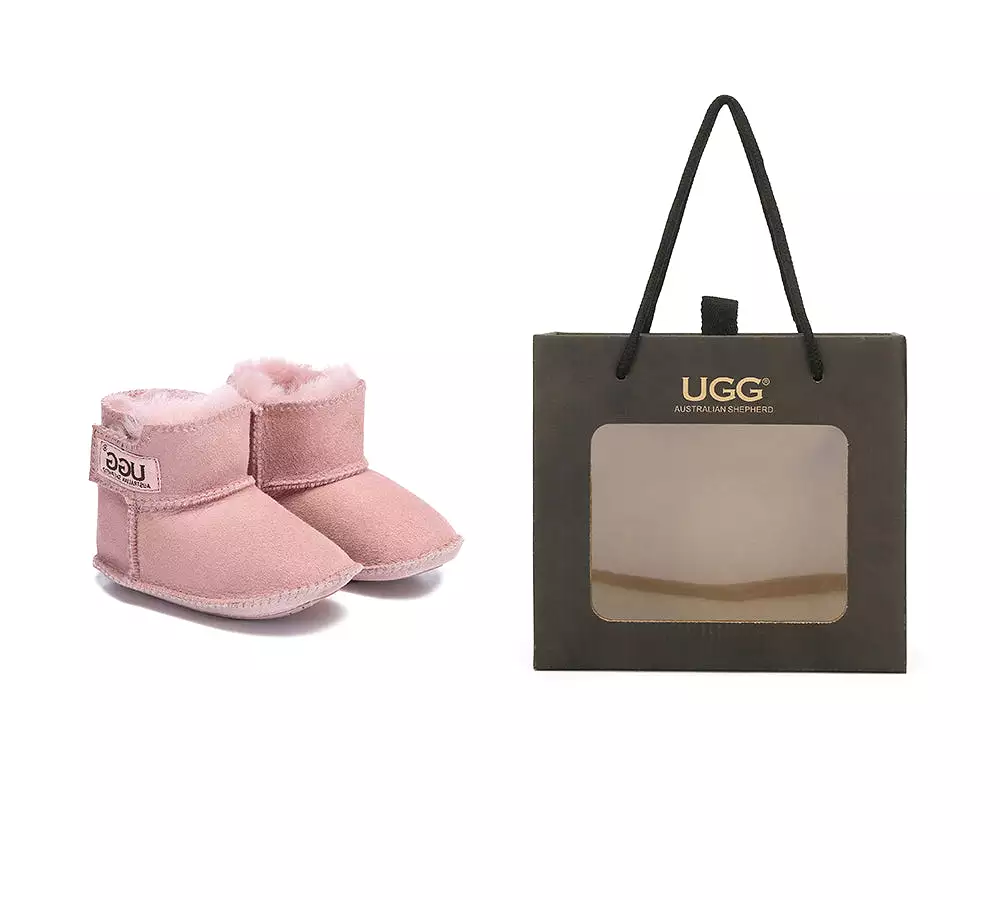 Ugg Australian Sheepskin Baby Bootie With Gift Box Eliana