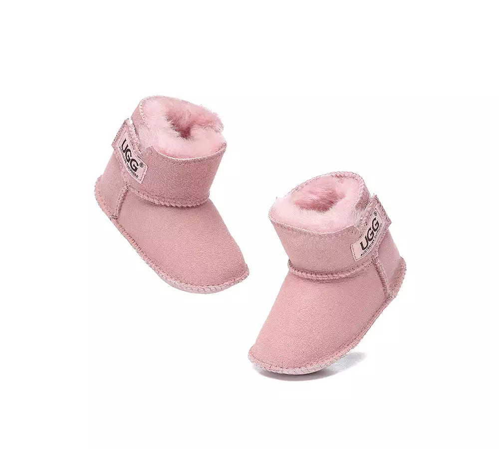 Ugg Australian Sheepskin Baby Bootie With Gift Box Eliana