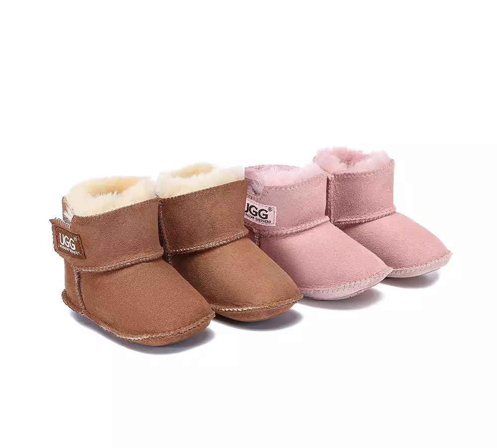 Ugg Australian Sheepskin Baby Bootie With Gift Box Eliana