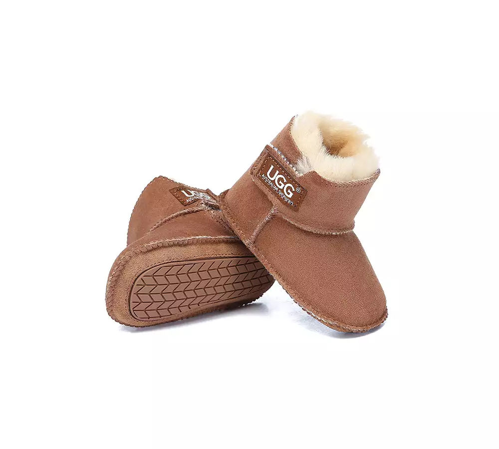 Ugg Australian Sheepskin Baby Bootie With Gift Box Eliana