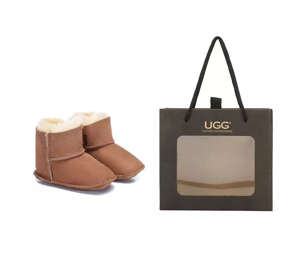 Ugg Australian Sheepskin Baby Bootie With Gift Box Eliana