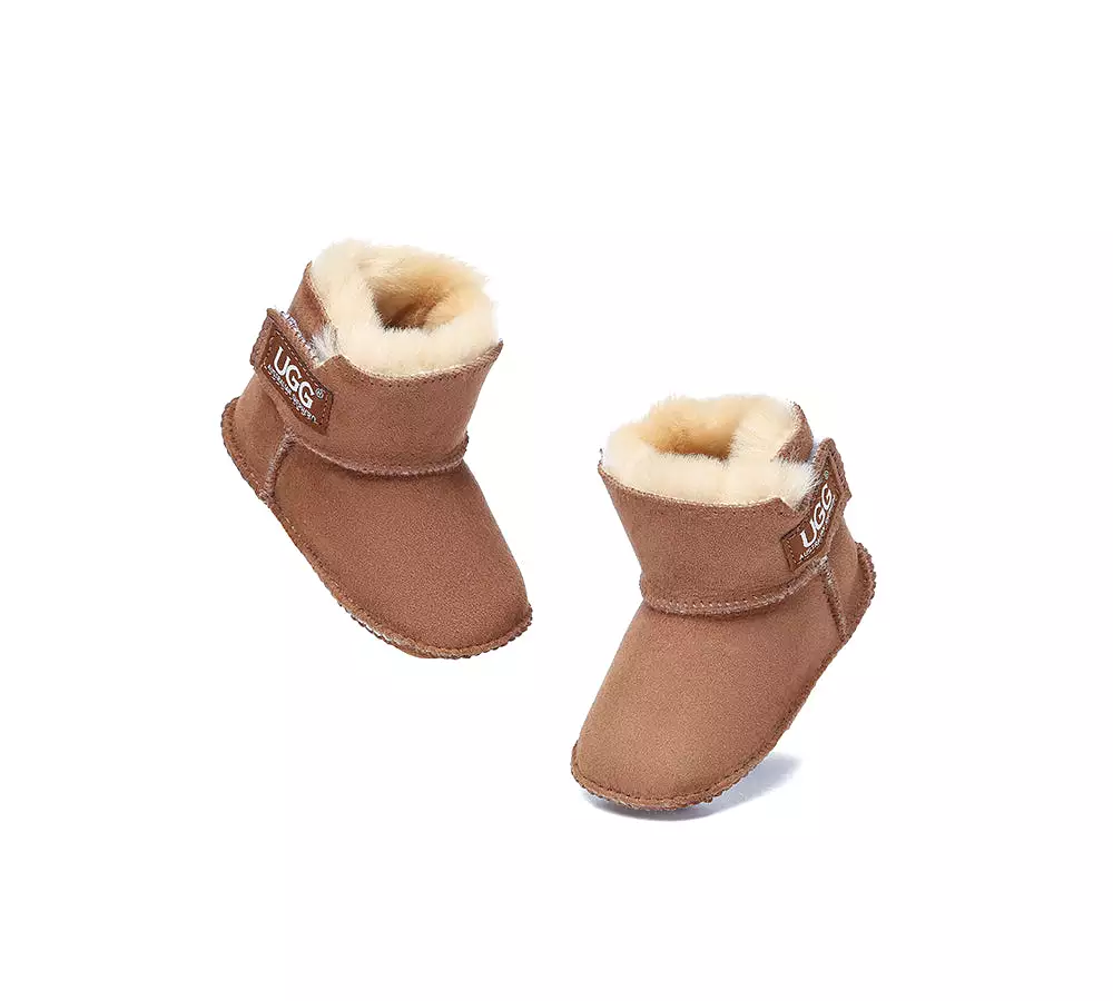 Ugg Australian Sheepskin Baby Bootie With Gift Box Eliana