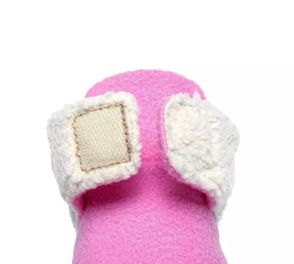 UGG Australian Shepherd Baby Booties Set with Shearling Bear Beanie and Scarf for Gifting