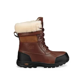 UGG boys waterproof boot, tan leather, Butte II CWR