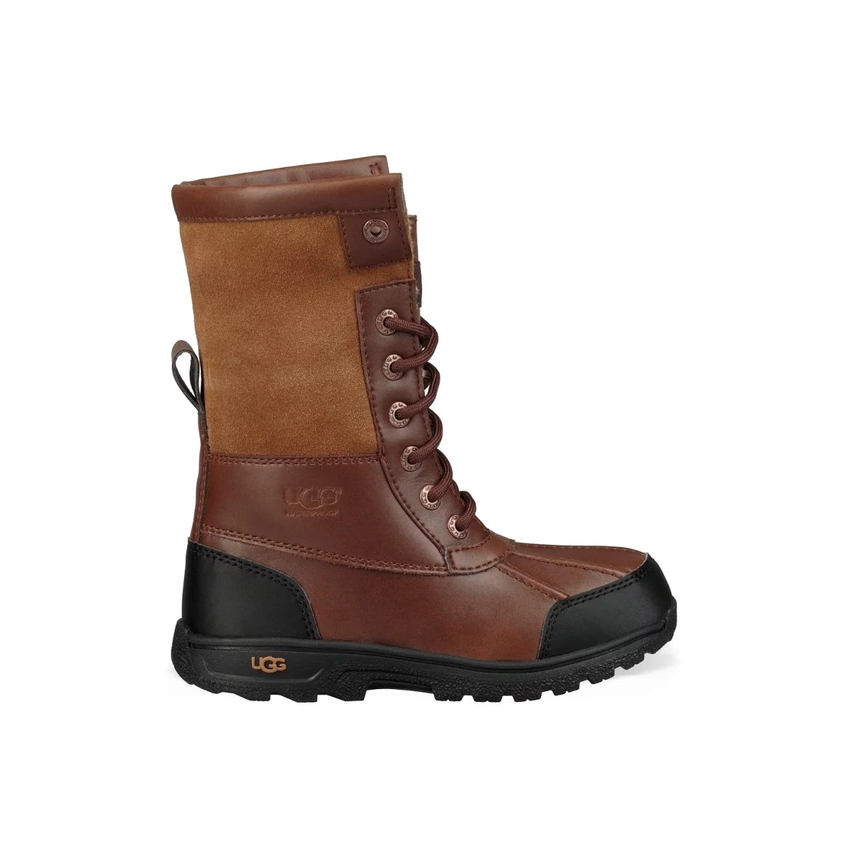 UGG boys waterproof boot, tan leather, Butte II CWR