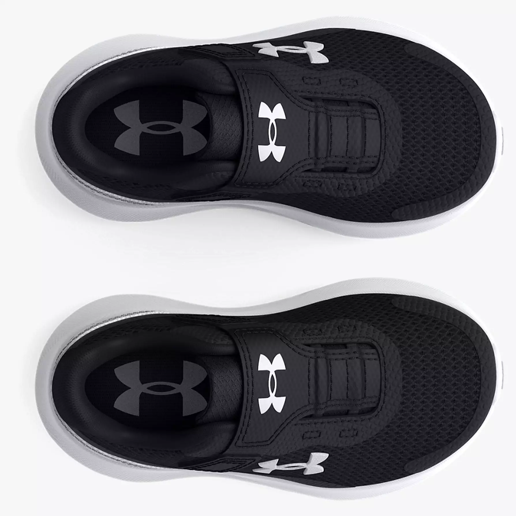 Under Armour Black White Toddler Sneaker