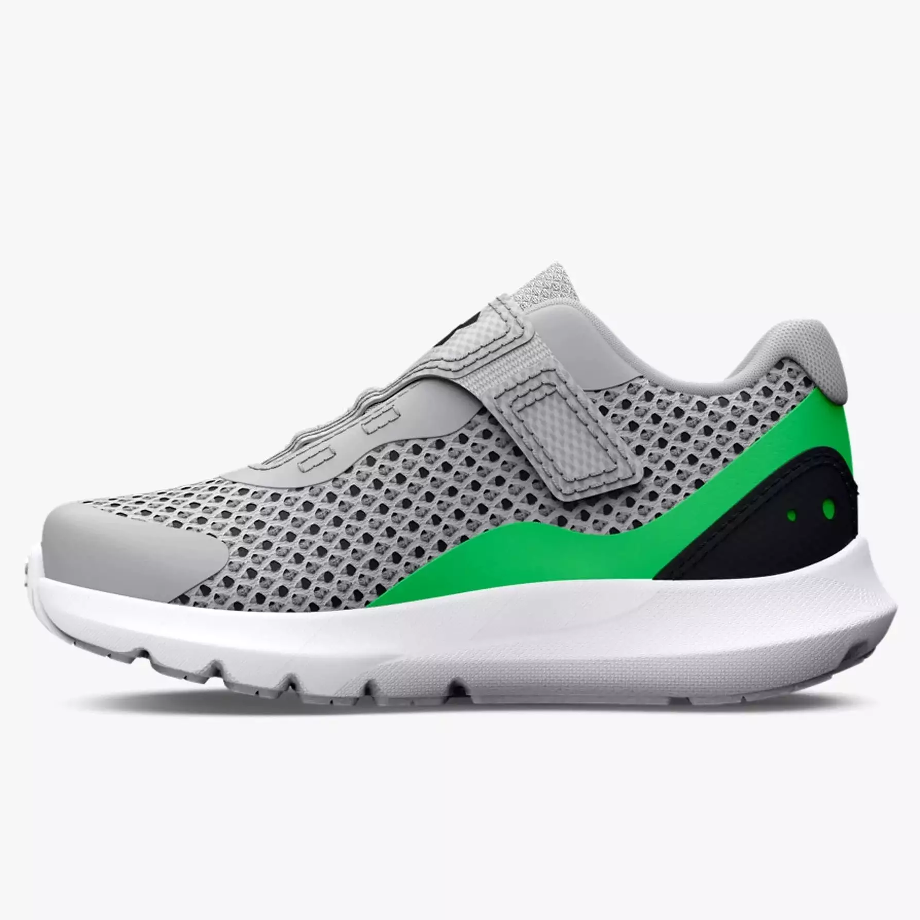 Under Armour Toddler Sneaker - Mod Grey/Green Screen/Black Surge 3 A/C